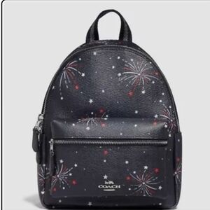 Coach Fireworks Print Mini Backpack